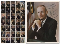 Lot of 36 Astronaut Signed Photos, Including Neil Armstrong, Alan Shepard, Jim Irwin, Buzz Aldrin & Many More